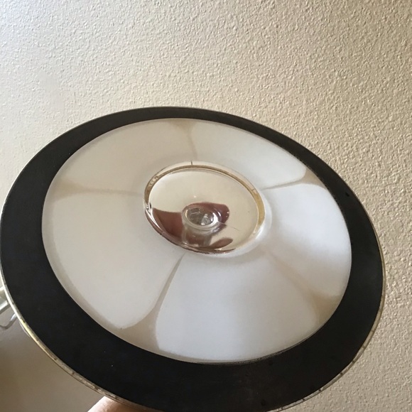 Vintage Mid-Century Modern Atomic Living Glass Appetizer Serving Tray - Picture 7 of 7